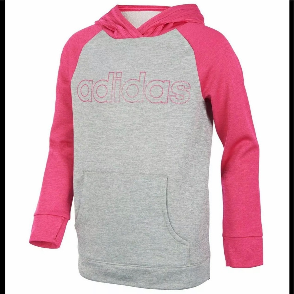 NWT Girl’s Adidas Fleece Pullover Sweatshirt